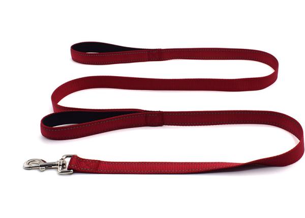 Double Handle Anti Shock Stretchy Strong Bungee Nylon Dog Leash Easy Walk Dog
