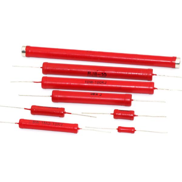 30W Glass Glaze Film High Voltage Resistor 100kJ-10GJ ±5%