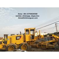 Buy cheap 140 K Used Motor Graders , 140H Caterpillar Road Grader 185 HP Rated Power product