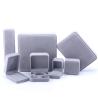 Buy cheap Customized Size Gray Velvet Jewelry Box for Necklace Stud Earrings Bracelet Packaging from wholesalers