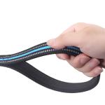 Comfortable Soft Padded 4FT Pet Leash Metal Anti Chew Leash Strong Anti Bite