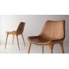 Buy cheap Fashionable Luna Dining Chair , Home Furniture Luna Leather Chair from wholesalers