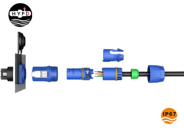 Buy cheap IP67 20A 500V 3 Pin 11.5MM Waterproof Aviation Connector from wholesalers