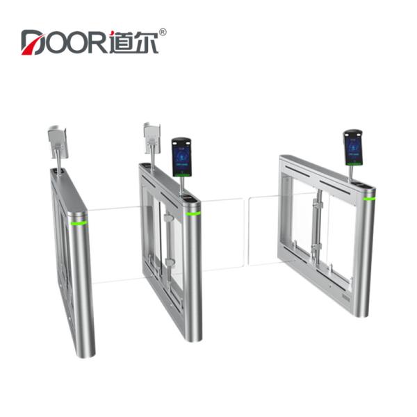 Buy cheap Shenzhen DOOR Super Slim Stainless Steel Infrared Sensing Swing Gate from wholesalers