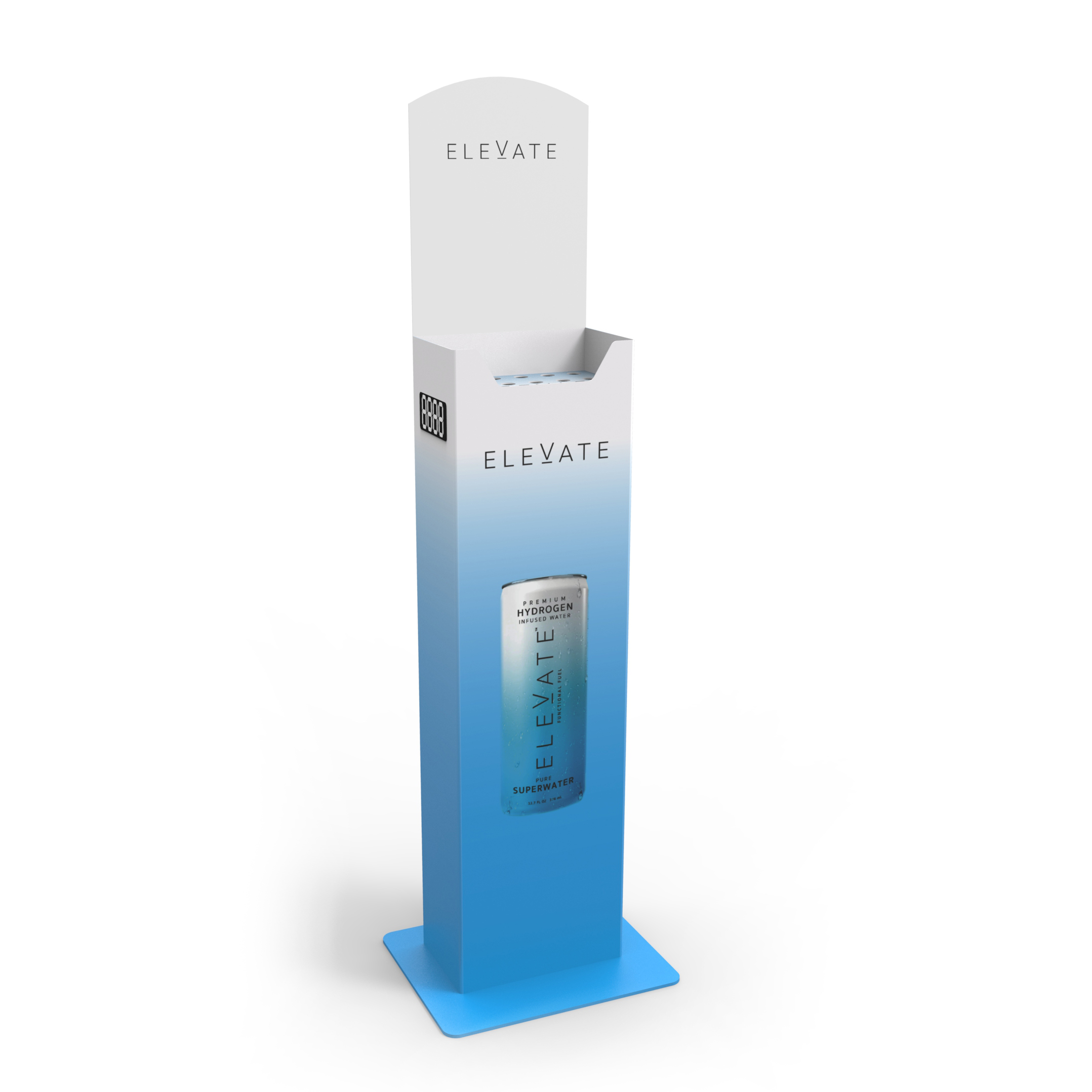 Customized High Capacity Super Water Metal Vertical Vendor With Changeable Logo for Wholesale