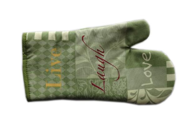 Buy cheap Cotton Quilted Oven Mitt Canvas Oven Mitt , Olive Green from wholesalers