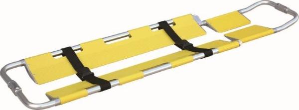 Buy cheap Yellow Color Portable Folding Stretchers Hospital Spine Board With Strap from wholesalers
