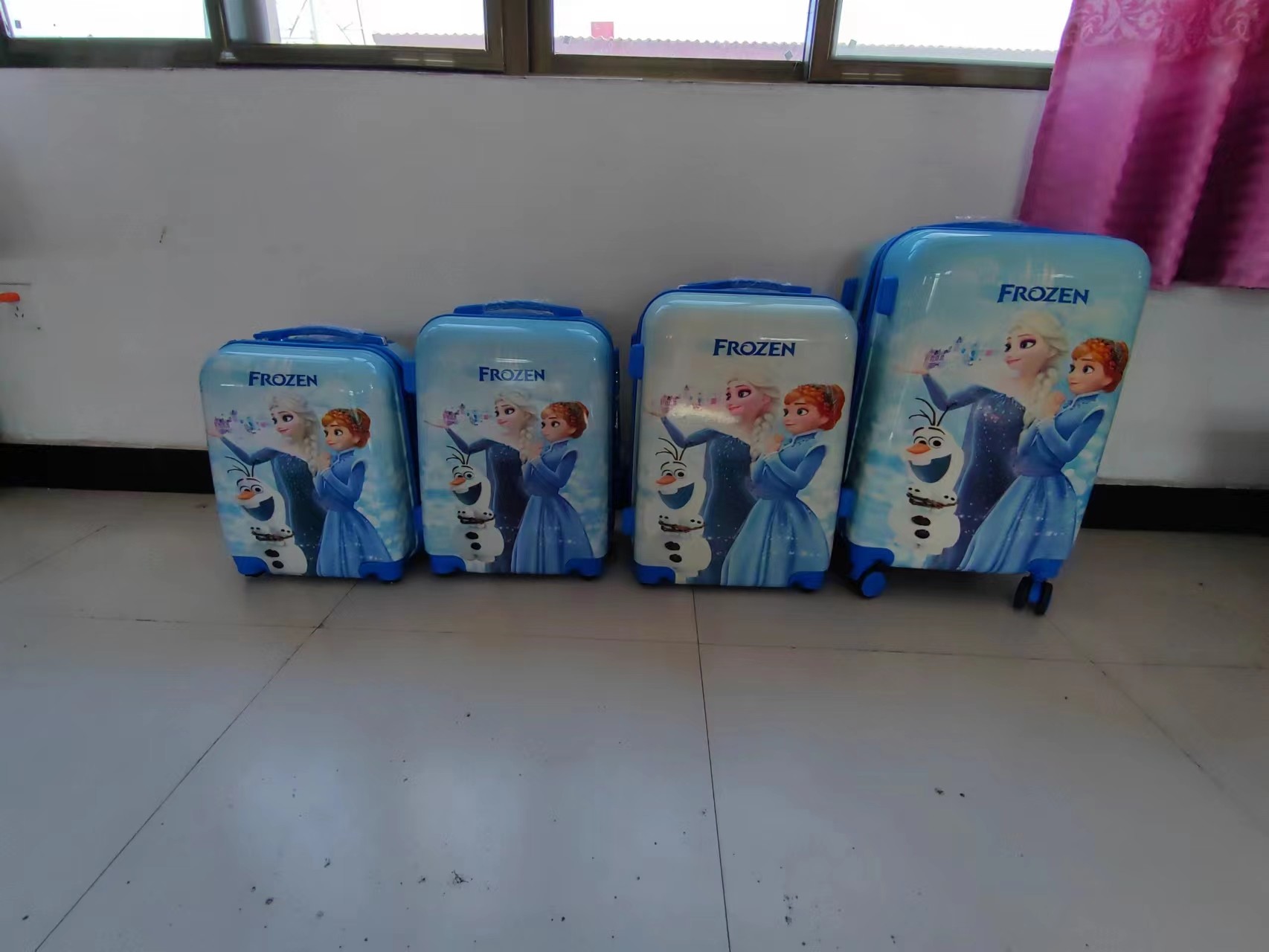 Waterproof Kids Cartoon Luggage With Wheels Durable Multi Function