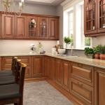 Slab Scandinavian Classical Kitchen Cabinets 10x10 Customizable