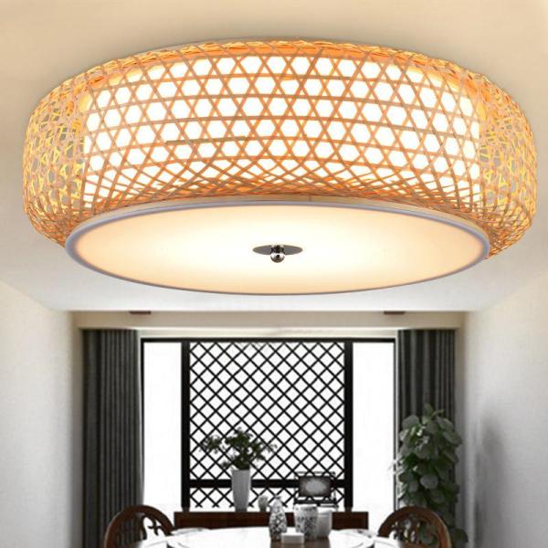 Buy cheap Bamboo Wicker Rattan Lantern Shade flush mount ceiling light(WH-WA-40) from wholesalers