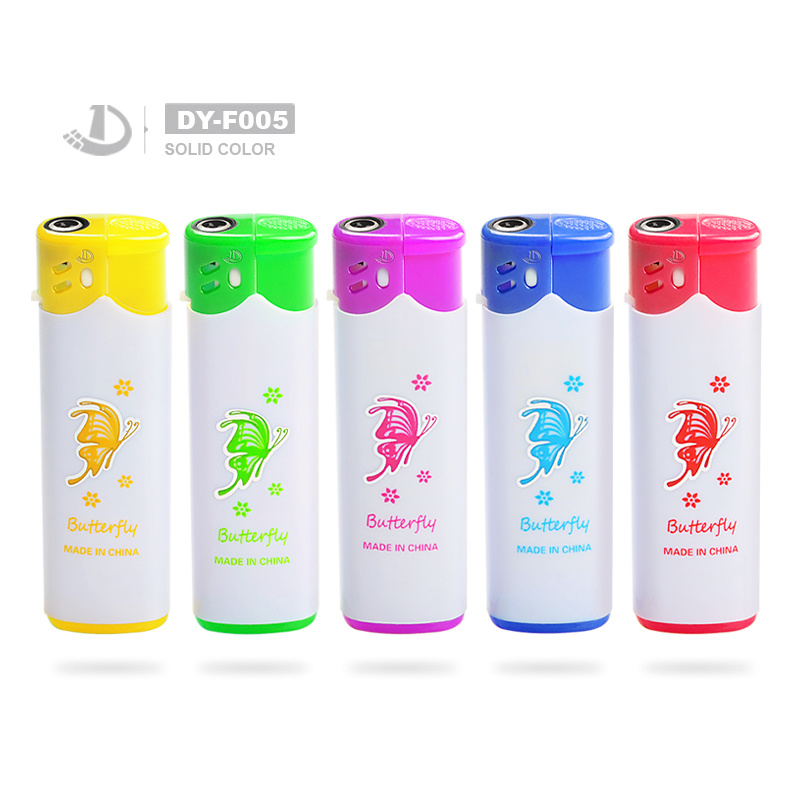 Encendedor Baida Brand Manufacture Factory High Quality EU Standard Electric Lighter with Diverse Stickers