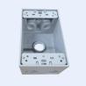Buy cheap Aluminum Die Casting Waterproof Conduit Box Pvc Coated Grey Color 5 7 Holes from wholesalers