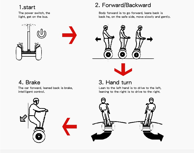 self balance electric chariot