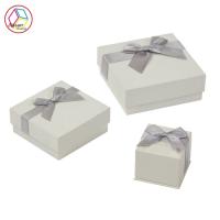 Buy cheap Personalized Jewelry Paper Gift Box For Ring Ear Stud White Pearl Color product
