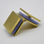 Clip Stainless steel glass to glass 90 degree, material SS304, finishing satin