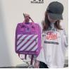 Buy cheap Korean embroidery star stripes handheld backpack personality of students schoolbag from wholesalers