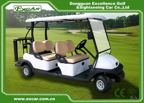 Buy cheap Aluminum 6 Seats White Golf Buggy Cart ADC 48V 3.7KW Electric Golf Cart from wholesalers