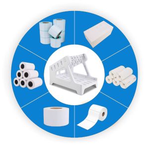 Buy cheap ABS Fanfold 7.08inch External Roll Label Holder from wholesalers