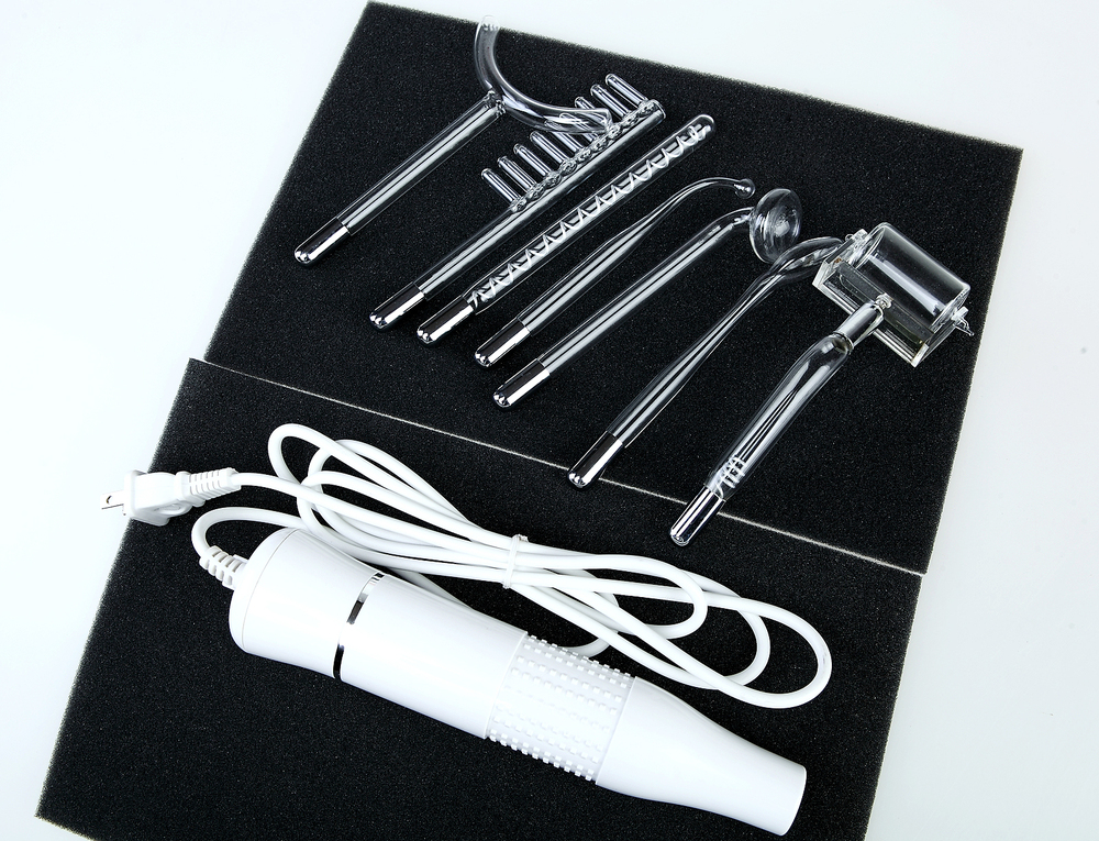 BF1314 7pcs Violet Ray High Frequency Facial Wand For Acne Electrodes Skin Treatment
