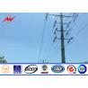 Buy cheap Round Tapered Galvanised Steel Power Transmission Poles / Electrical Power Pole from wholesalers