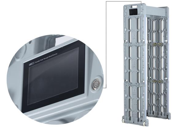 24 Zones Archway Metal Detector Walk Through , Door Frame Metal Detector For