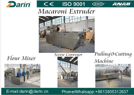 Pasta Macaroni Making Machine Single Screw Extruder with Capacity 200~250kg per