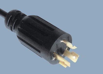 Buy cheap UL CUL CSA Heavy Duty 3 prong 20A 277V NEMA L7-20P Twist Lock Locking Industrial American UL Power Cord from wholesalers