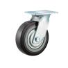 Buy cheap 32mm Thickness Double Bearing PVC Caster Wheel Trolley Wheel with Brake and Stopper from wholesalers