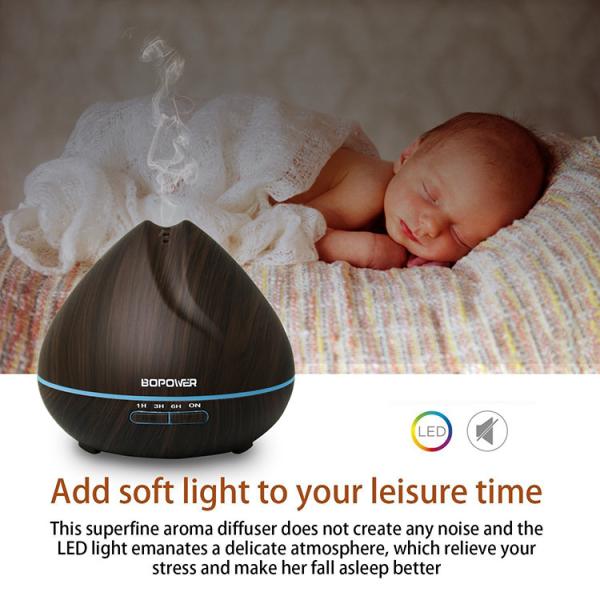 Buy cheap Cool Mist Nebulizer 400ML Hotel Lobby Commercial Wood Grain Ultrasonic Aroma Air Humidifier from wholesalers
