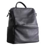 OEM Black Genuine Leather Backpack 30cm 32cm Small Soft Leather Backpack