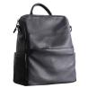 Buy cheap OEM Black Genuine Leather Backpack 30cm 32cm Small Soft Leather Backpack from wholesalers
