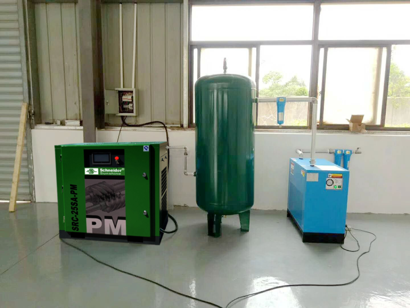 Eco Friendly Refrigerated Compressed Air Dryer 2600mm × 2300mm x 2700mm