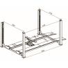 Buy cheap Hydraulic design wheel alignment used 4 post car lift for garage from wholesalers