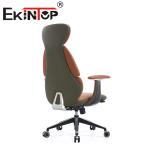 Office Furniture Leader PU Manager Chair Swivel Ergonomic Office Chair Leather