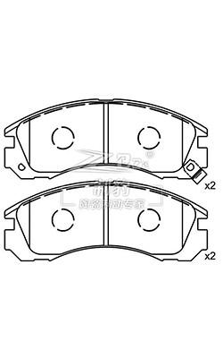 Satisfaction Guarantee Ceramic Ford Brake Pad Set For Explorer 2020 Front And
