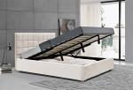 Horwood Beige Velvet Ottoman Storage Bed Frame 120x200cm 140x200cm 160x200cm