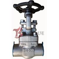 Buy cheap Stainless Forged Steel Valves 800LB , A182 F316 Socket Weld Gate Valve product