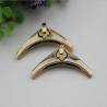 Buy cheap Bag accessories Light Gold Zinc Alloy OX Horn Metal Turn Lock from wholesalers