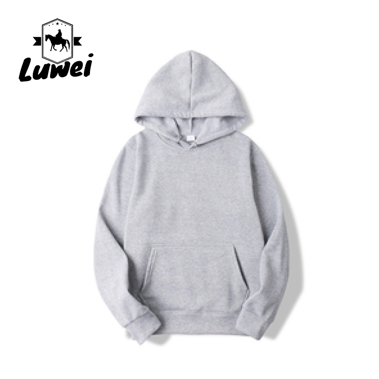 Cut And Sew Heavyweight White Bluza Jogging Pure String Plus Size Blank Men's Hoodies & Sweatshirts