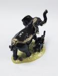 Decorative Metal Alloy Elephant Jewelry Trinket Box elephant shaped jewelry box