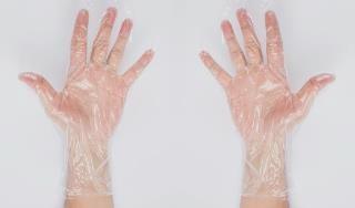 Buy cheap Transparent Waterproof Disposable PE Gloves UM1101T from wholesalers