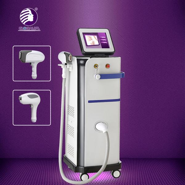 Buy cheap Fiber Coupled Facial Diode Laser Hair Removal Machine Humaized Bend Design 13 * 13mm2 Size Spot from wholesalers
