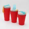 Buy cheap Customized Plastic Creative Flip Lid Water Bottles Outdoor Travel Mug from wholesalers