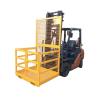 Buy cheap 45" X 43" Forklift Platform Mesh Storage Cage 2 Person Capacity 82'' Height from wholesalers