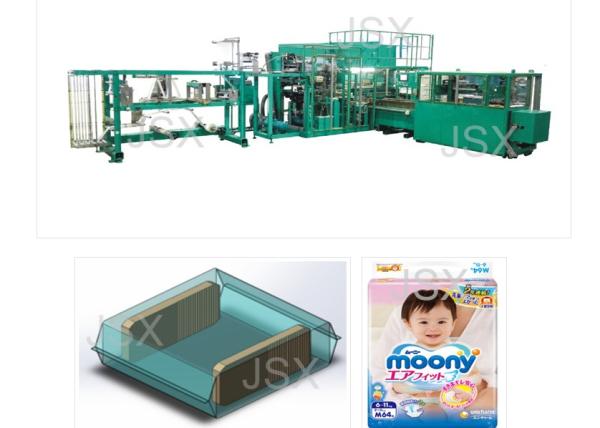 Buy cheap On Line Bag Making Diaper Packaging Machine / Baby Wrapping Machine Automatic from wholesalers
