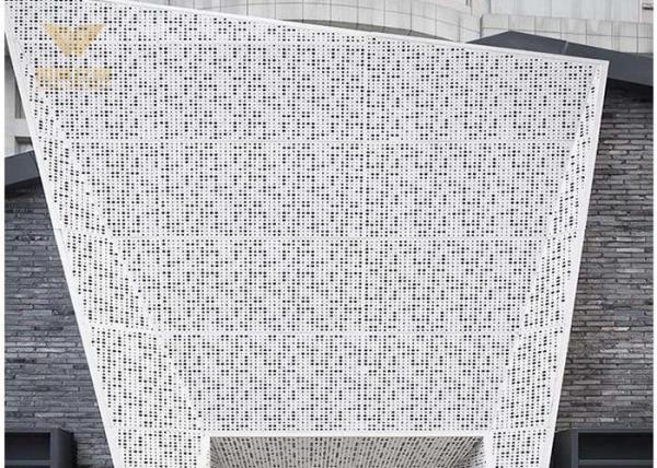 Buy cheap Perforated Aluminum Decorative Wall Panel Metal Curtain Wall Perforated Wall Facade from wholesalers