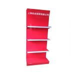 Factory Customize Red Shelf single side steel supermarket shelves