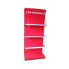 Buy cheap Factory Customize Red Shelf single side steel supermarket shelves from wholesalers