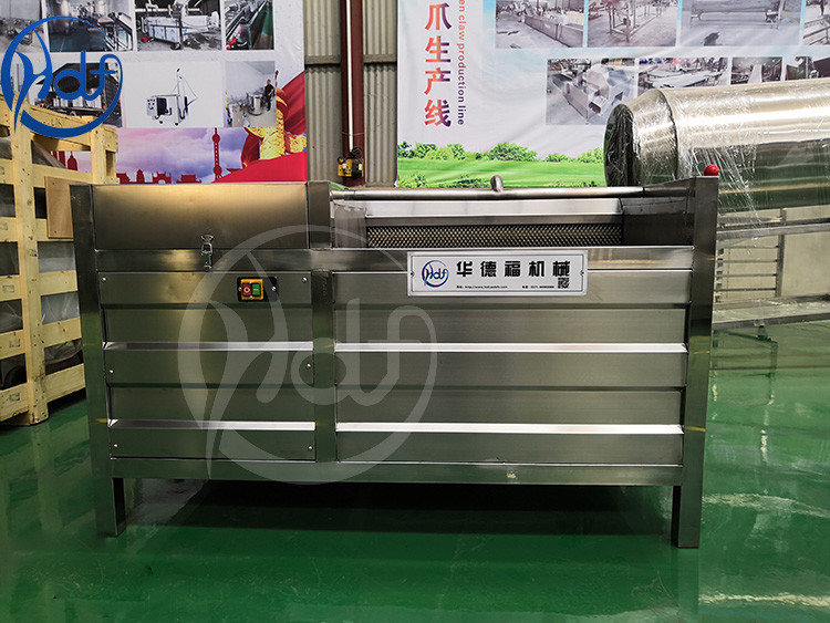 Industrial Rotary Type Potato Washing And Peeling Machine