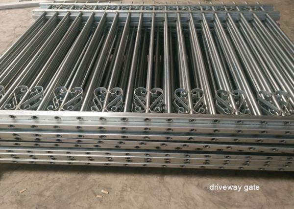 Buy cheap Flat Top Electric Entrance Gates , Automatic Fence Gate Remote Control from wholesalers